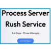 RUSH SERVICE, PROCESS SERVER, PARALEGAL, SONOMA COUNTY LDA, AFFORDABLE