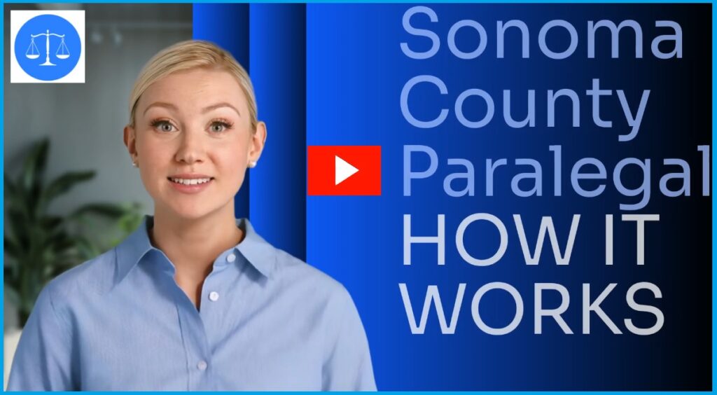 Divorce Services: A paralegal specializing in family law can assist with divorce proceedings by preparing documents, filing petitions, and managing communications between both parties. They can also help with child custody, property division, and spousal support issues.

Eviction Services: A paralegal specializing in landlord-tenant law can help landlords or tenants understand the legal process for eviction, including preparing the necessary paperwork, notices, and court filings.

Legal Services: General legal assistance can include help with contracts, legal disputes, estate planning, and more. A paralegal might handle routine tasks like legal research, drafting legal documents, and organizing case files.

Tax Services: Some paralegals also offer tax law assistance, which could involve helping you understand your tax rights, preparing tax documents, and dealing with tax-related legal issues, such as audits or disputes.

Bankruptcy Services: A paralegal can assist in filing for bankruptcy, preparing the paperwork, and managing the documentation required by the court. They may also help clients understand which type of bankruptcy (Chapter 7, Chapter 13) is best suited for their situation.

If you're looking for local professionals, it might be worth checking online for paralegal services in Sonoma County that specialize in these areas. There are likely several law offices or independent paralegals who can assist with all your legal needs. Do you need help finding specific services or businesses in Sonoma County?